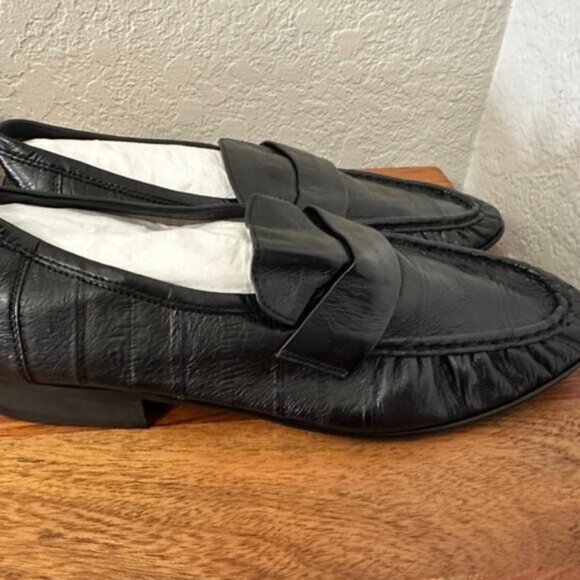 The Row Soft Loafer in Eel - Black size 9 - Picture 3 of 10